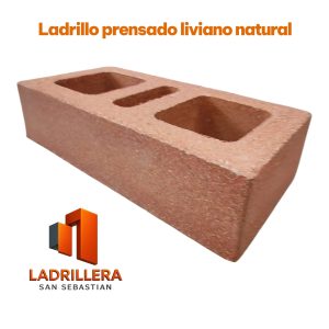 LADRILLO PRENSADO LIVIANO NATURAL