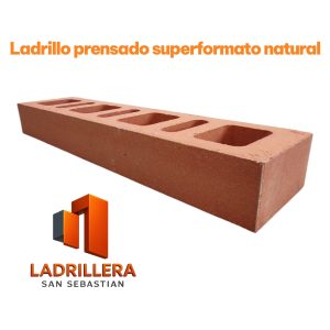 LADRILLO PRENSADO SUPERFORMATO NATURAL 6 CM