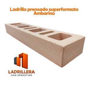 LADRILLO PRENSADO SUPERFORMATO AMBARINO ( ARENA) 6 CM